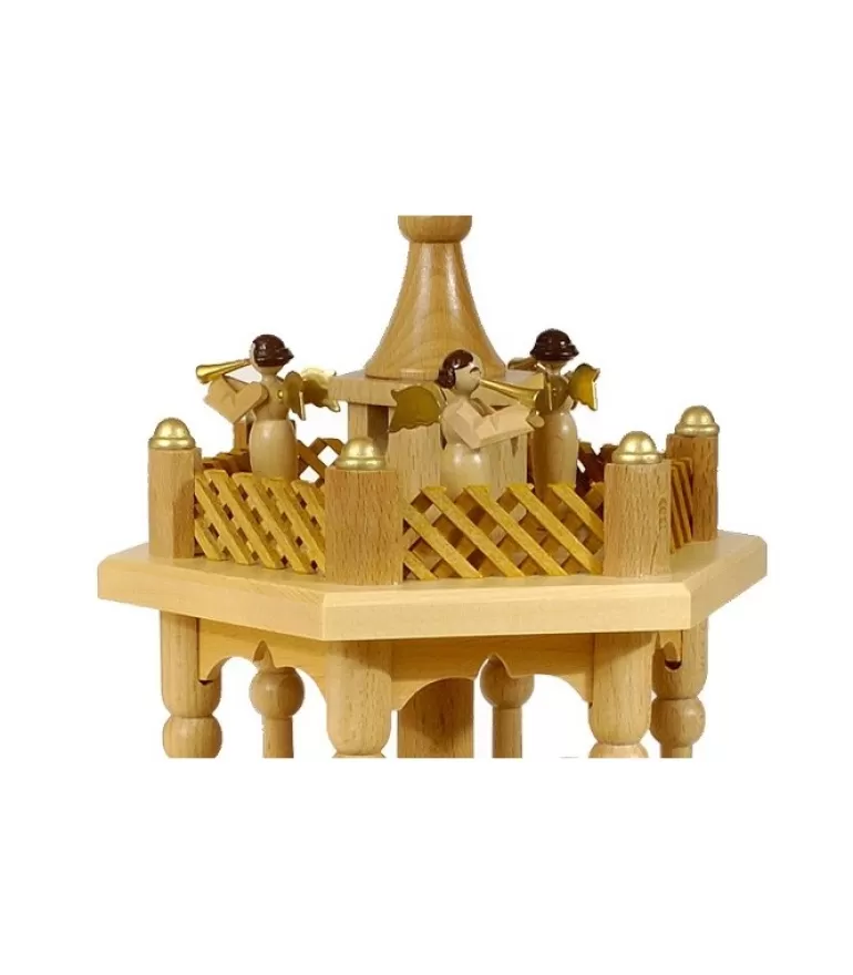 New Ange De Rechange Couleur Bois Pour Pyramide A Etages Pièces De Rechanges Pour Pyramides Et Carillons