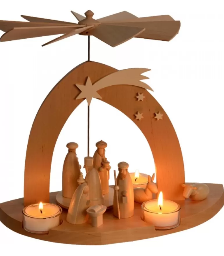 arche_pyramide_moderne_de_nol_en_bois_daulne_7.webp Clearance Arche Pyramide Moderne De Noël En Bois D'Aulne Pyramides De Noël Allemandes