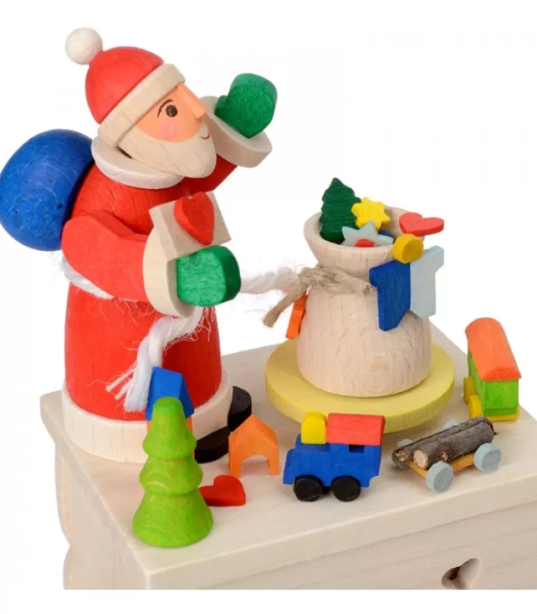 Shop Boite A Musique Enfant A Manivelle, Père Noël Et Jouets Boite A Musique Noël