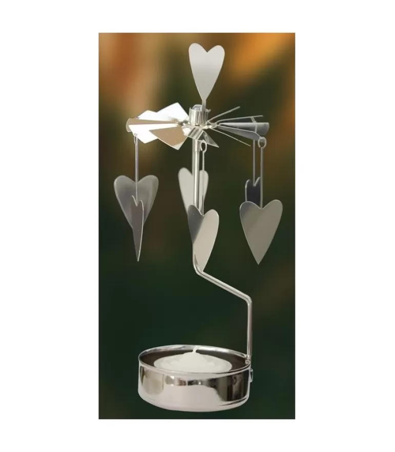 Shop Bougeoir Carrousel Coeurs Saint-Valentin Bougeoirs Carrousels Photophore De Noël