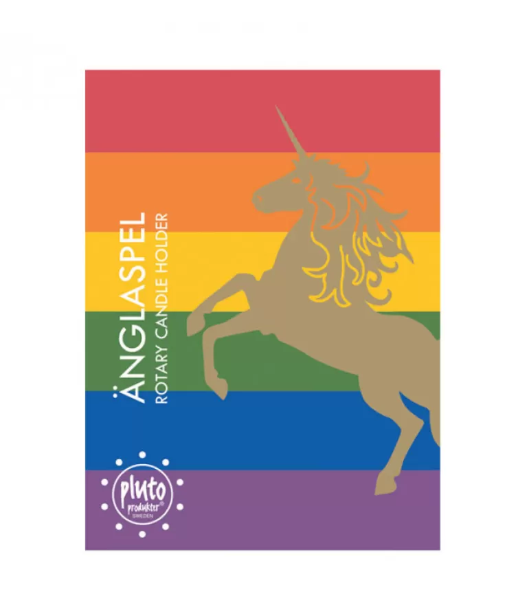 Hot Bougeoir Carrousel Licornes Dorees Bougeoirs Carrousels Photophore De Noël