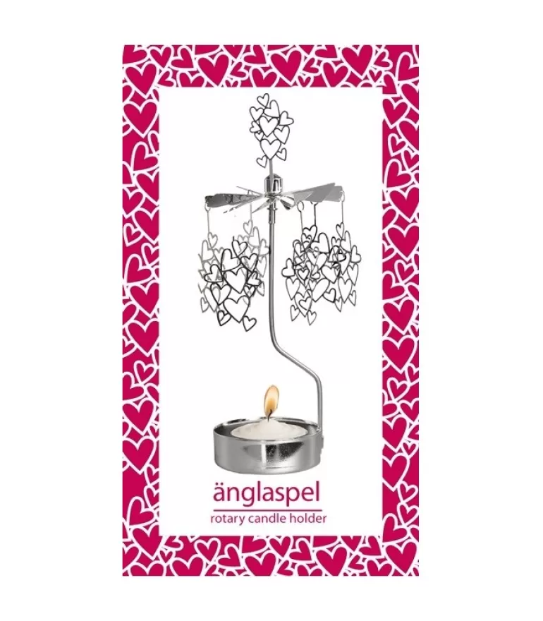 Flash Sale Bougeoir Carrousel Petits Coeurs Saint-Valentin Bougeoirs Carrousels Photophore De Noël