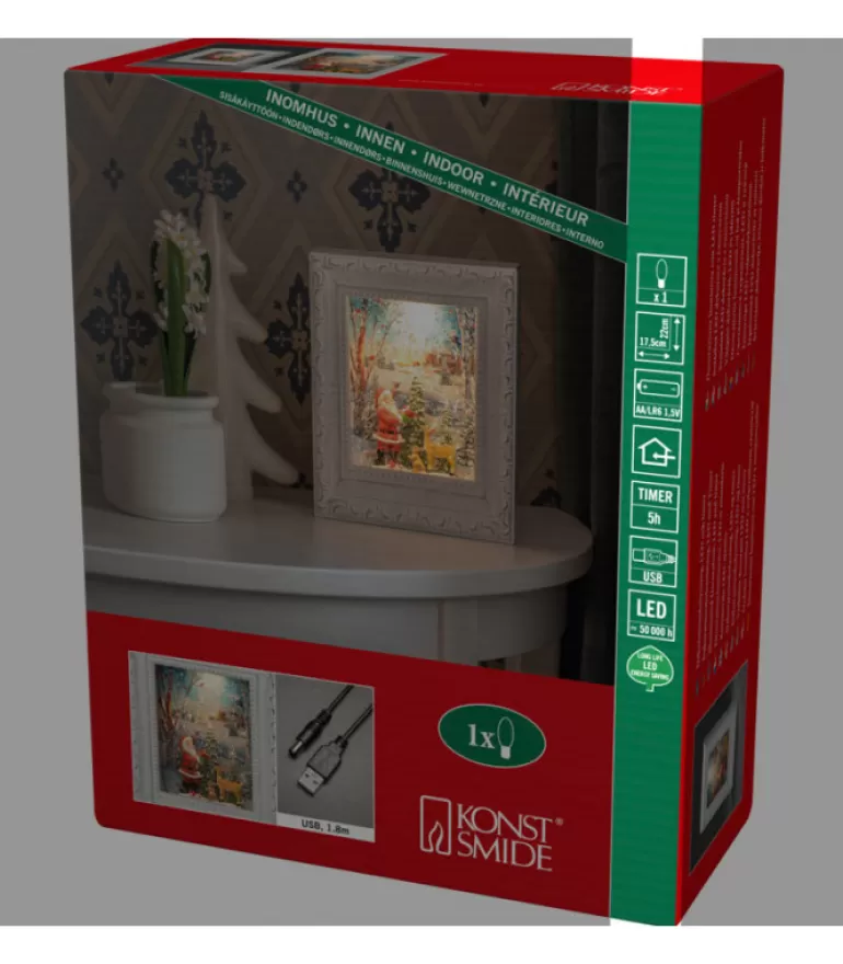 cadre_photo_lumineux_pre_nol_avec_animaux_4.webp Outlet Cadre Photo Lumineux Père Noël Avec Animaux Lanternes De Noël À Neige