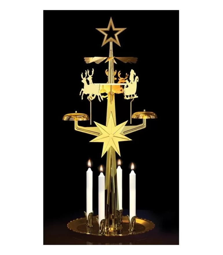 Outlet Carillon Père Noël Dore Carillon Des Anges