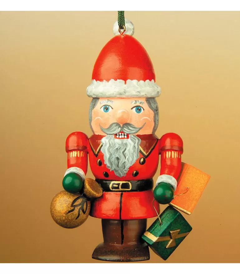 Outlet Casse-Noisette En Bois Père Noël. Déco Sapin Traditionnelle Allemande Déco Sapin De Noël Vintage