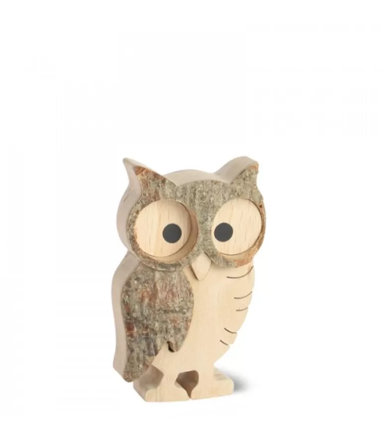 Discount Chouette Hulotte En Bois, 6 Cm Chouettes Et Hiboux En Bois