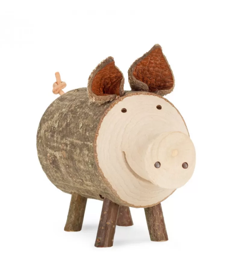 Cheap Cochon En Bois, 5,5 Cm Animaux En Bois