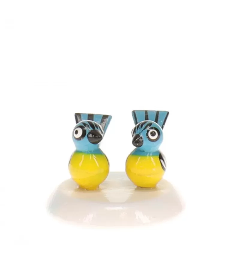 Best Couple De Mesanges - Village De Noël Miniature Village De Noël Miniature