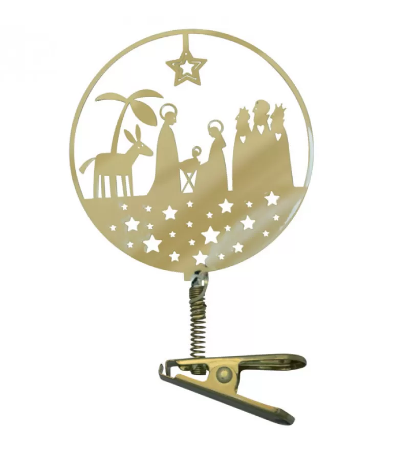 Fashion Crèche Nativite A Clipser Sur Le Sapin De Noël Déco De Noël Scandinave