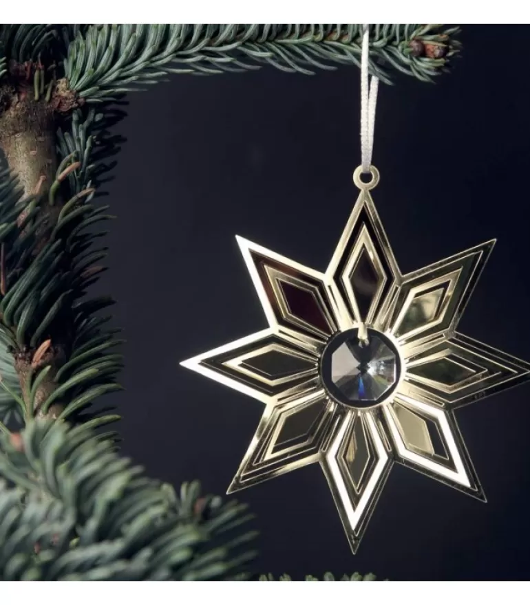 Clearance Déco Sapin De Noël Design, Etoile Avec Cristal Déco De Noël Scandinave