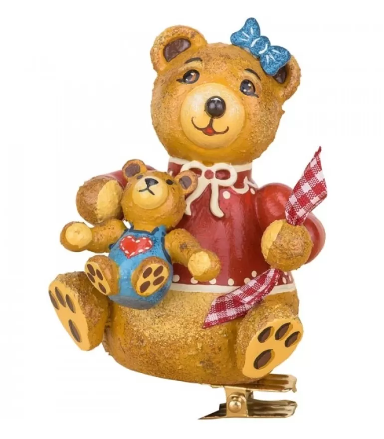 Online Déco Sapin Vintage, Maman Ours Et Ourson Déco Sapin De Noël Vintage