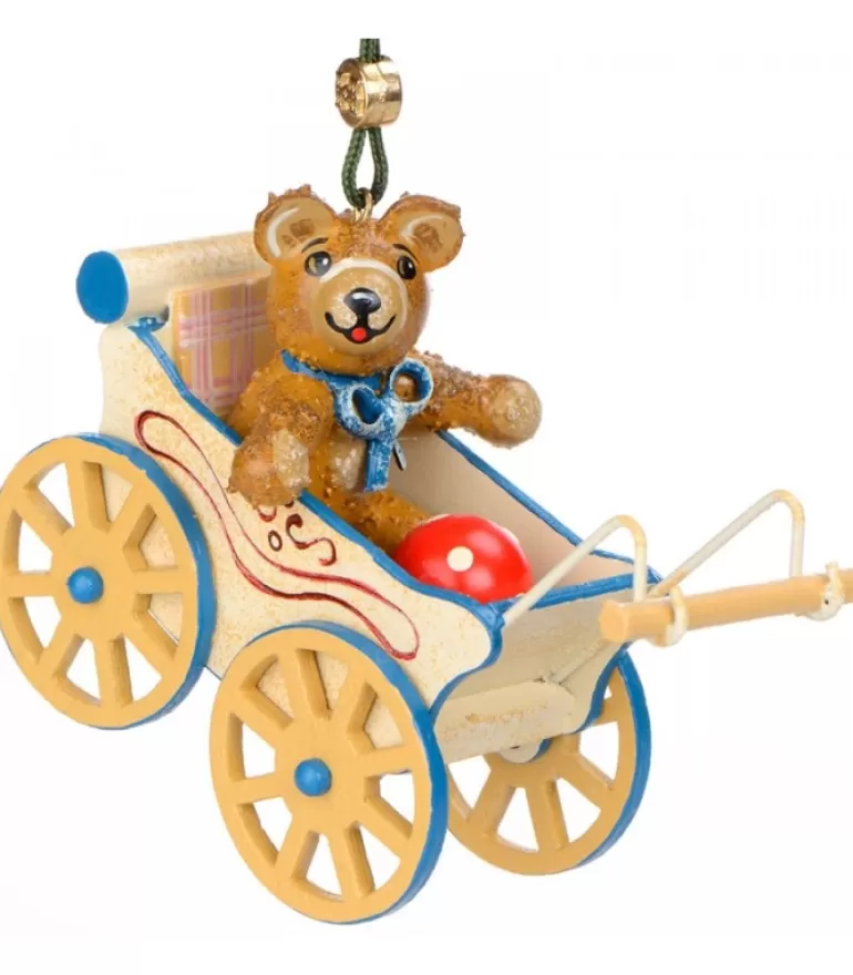 New Décoration Sapin De Noël Vintage, Ourson Dans Landau Déco Sapin De Noël Vintage