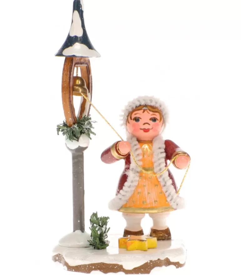 Sale Fillette Et La Clochette De Noël - Village De Noël Miniature Village De Noël Miniature