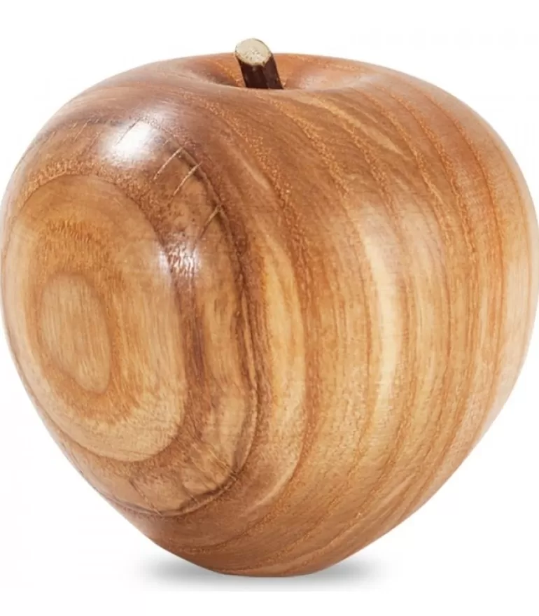 Discount Fruit En Bois, Grande Pomme, 9 Cm Objet Déco Bois