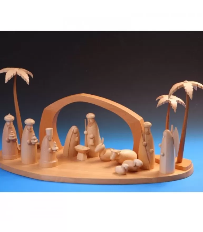 New Grand Plateau En Bois Pour Fabriquer Une Crèche De Noël Crèche De Noël En Bois