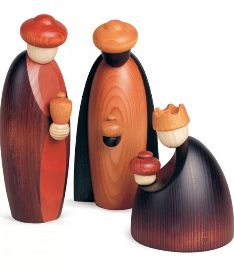 Discount Grands Personnages Crèche De Noël 17 Cm : Trois Rois Mages Personnages De Crèche De Noël