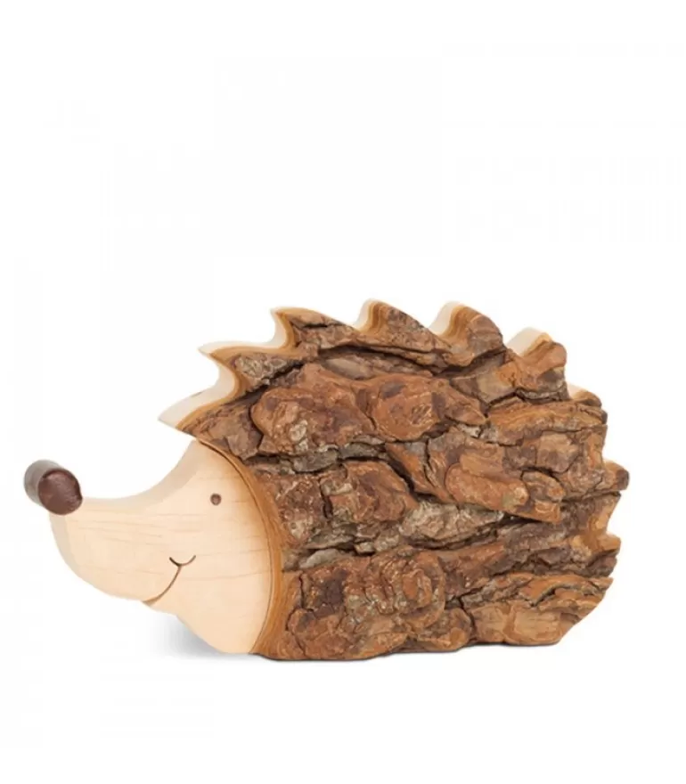 Fashion Herisson En Bois, 11 Cm Animaux En Bois