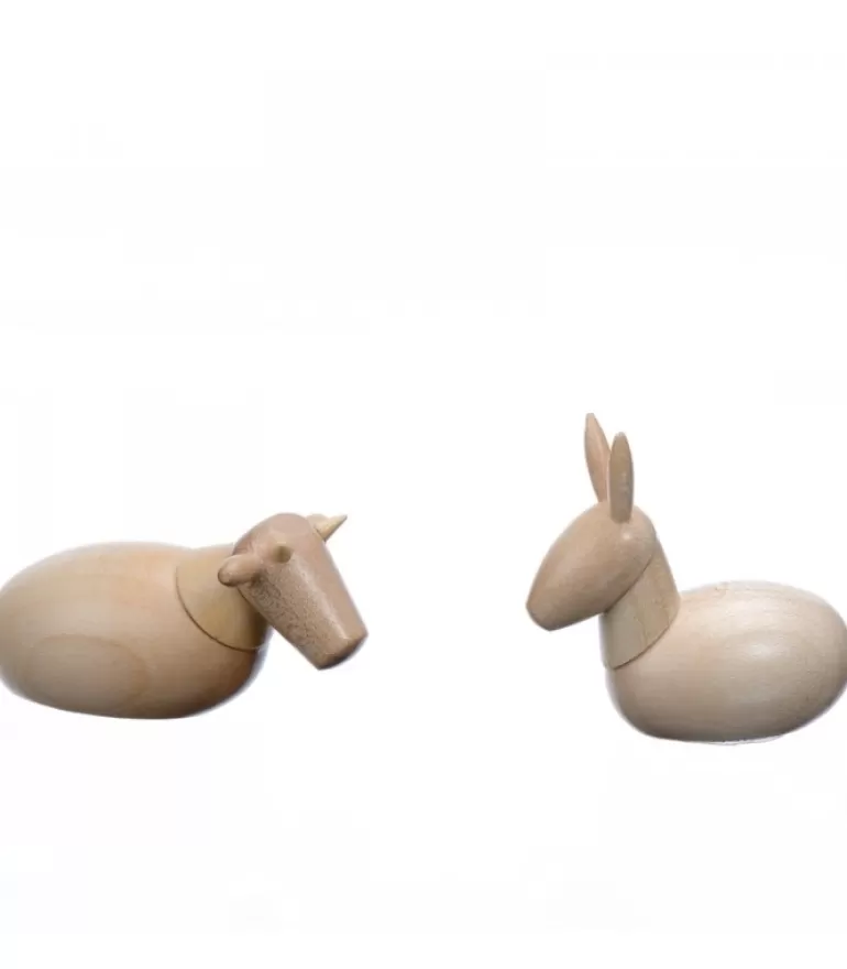 Best Sale L'Ane Et Le Boeuf, Animaux De La Crèche De Noël, 6 Cm Personnages De Crèche De Noël