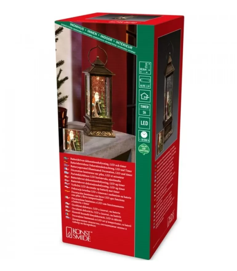 lanterne_de_nol__neige_avec_pre_nol__cm_3.webp Online Lanterne De Noël À Neige Avec Père Noël, 27 Cm Lanternes De Noël À Neige