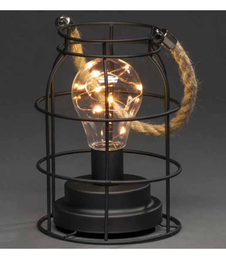Online Lanterne Lumineuse A Led En Metal, Ronde, 18 Cm Guirlande Lumineuse Intérieure À Led