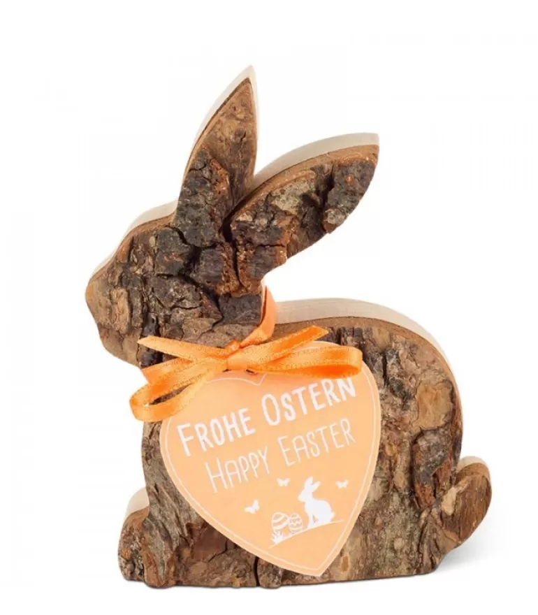 Fashion Lapin En Bois Couche, 8,5 Cm Lapins En Bois De Paques