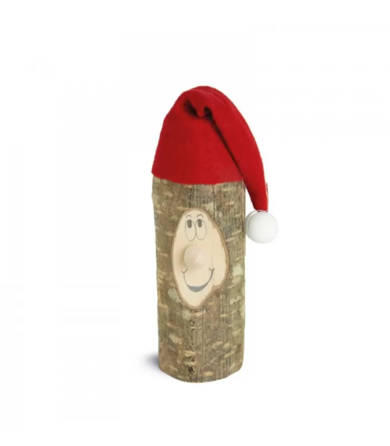 Shop Lutin Père Noël En Bois Avec Bonnet Rouge, 10 Cm Père Noël En Bois