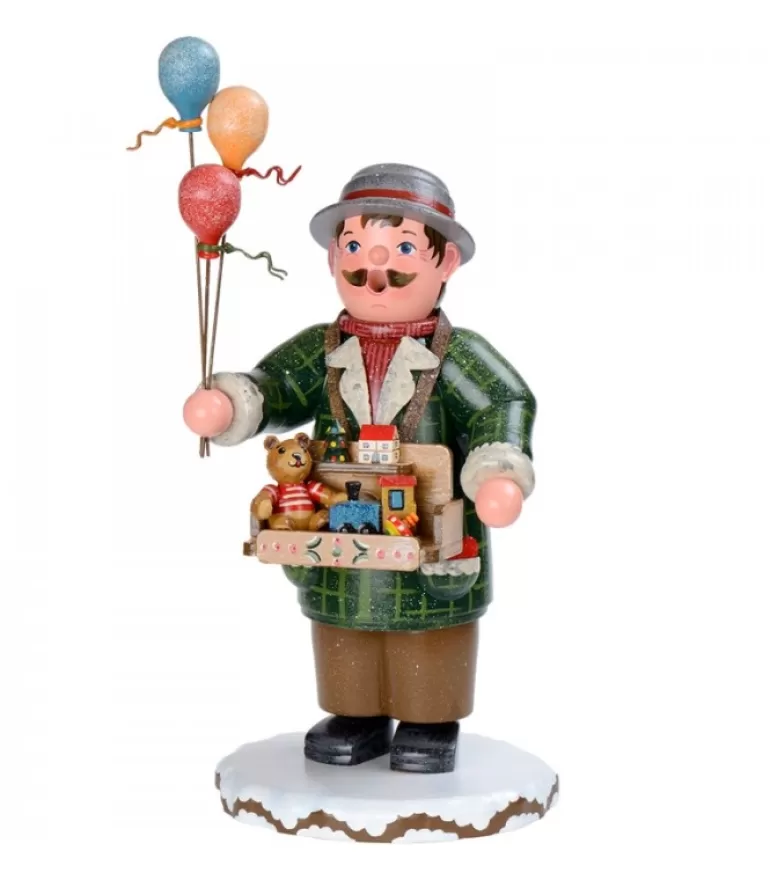 Outlet Personnage Porte Encens Vendeur De Ballons Bonhommes Fumeurs D'Encens Allemand