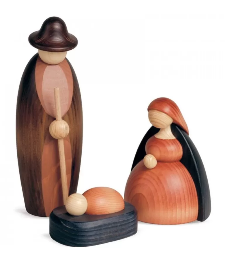 Fashion Personnages Grande Crèche De Noël : Enfant Jesus, Joseph, Marie, 17 Cm Personnages De Crèche De Noël