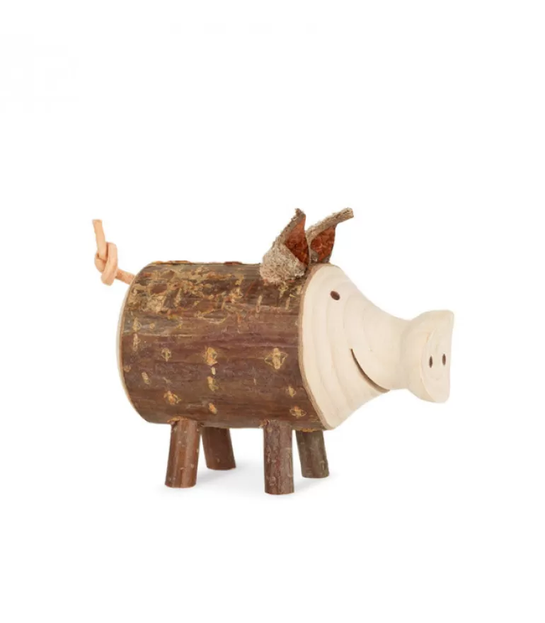 Clearance Petit Cochon En Bois, 3 Cm Animaux En Bois