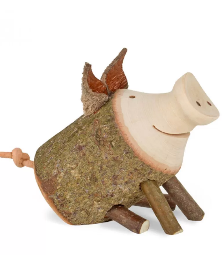 Shop Petit Cochon En Bois Assis, 3 Cm Animaux En Bois