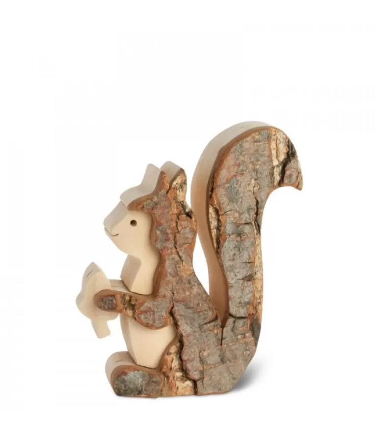 Cheap Petit Ecureuil En Bois 7,5 Cm Animaux En Bois