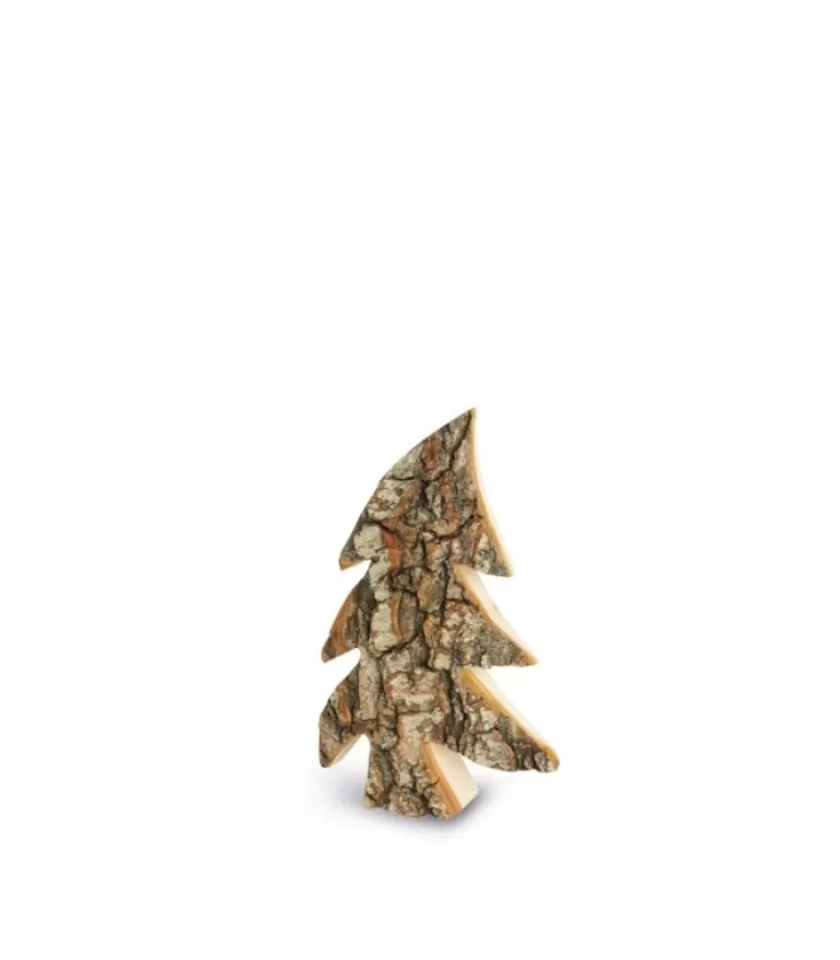 Best Petit Sapin En Bois, Forme Penchee, 7 Cm Sapins En Bois