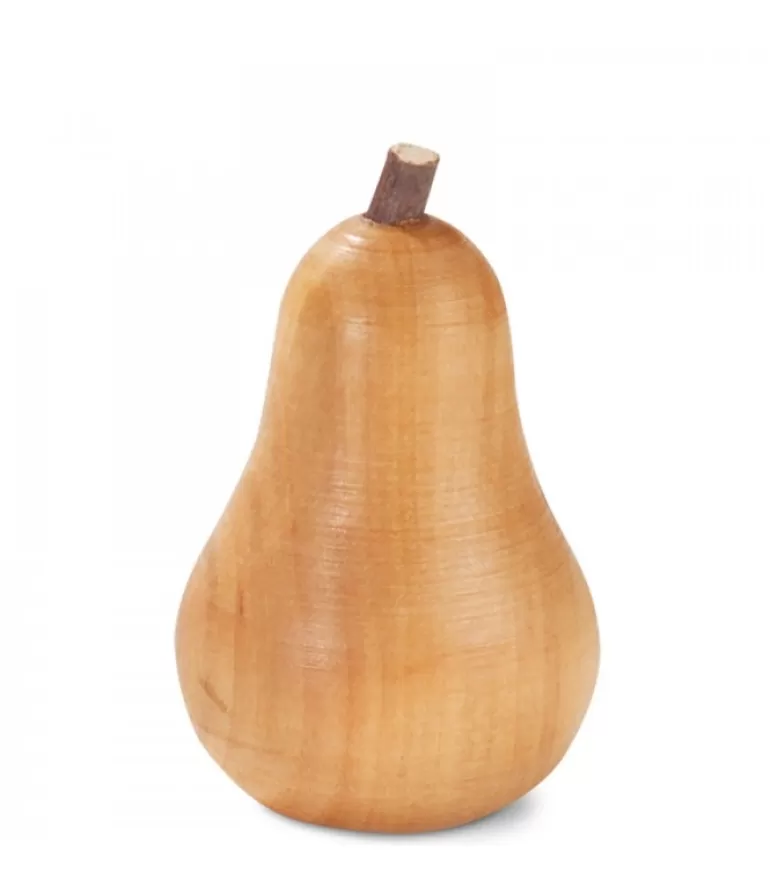 Sale Petite Poire En Bois Poli, 4 Cm Objet Déco Bois