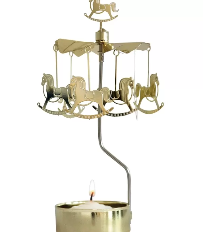 Clearance Photophore De Noël Cheval A Bascule Bougeoirs Carrousels Photophore De Noël