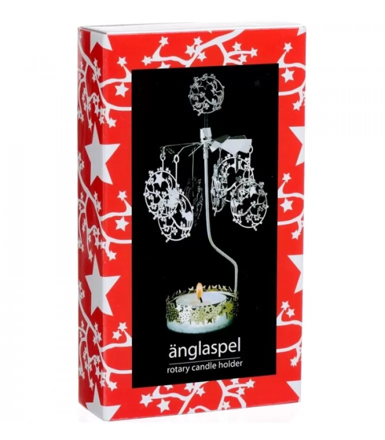 Outlet Photophore De Noël Couronne D'Etoiles Et Cerfs Bougeoirs Carrousels Photophore De Noël