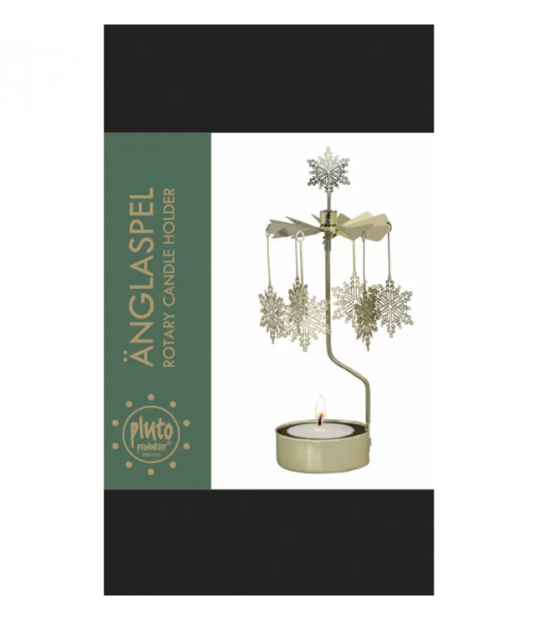 Best Photophore Noël Flocons Dores Bougeoirs Carrousels Photophore De Noël