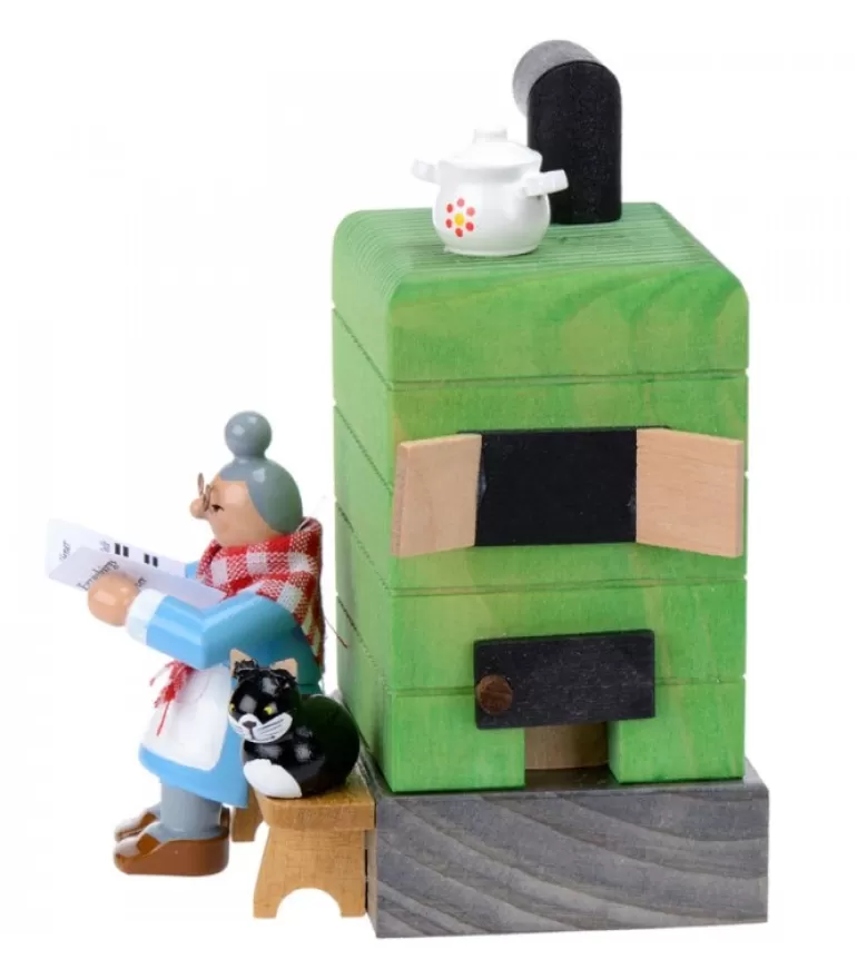 Flash Sale Poele Brule-Encens Grand-Mere Bonhommes Fumeurs D'Encens Allemand