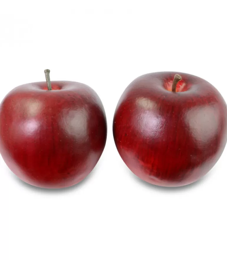 Cheap Pomme Décorative Rouge Fonce, 8 Cm Pomme Décorative