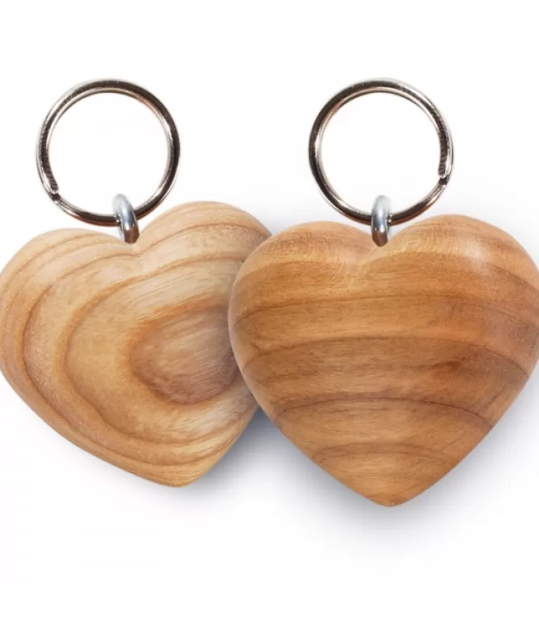 Fashion Porte-Clés Coeur Porte-Clés En Bois