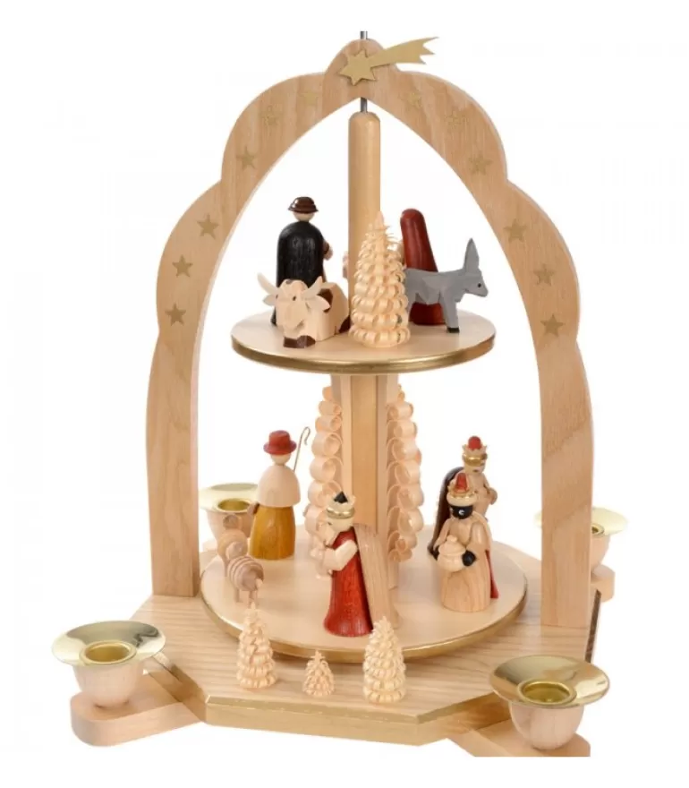 pyramide_avec_scene_de_crche_de_nol_complete_2.webp Shop Pyramide Avec Scene De Crèche De Noël Complete Pyramides De Noël Allemandes