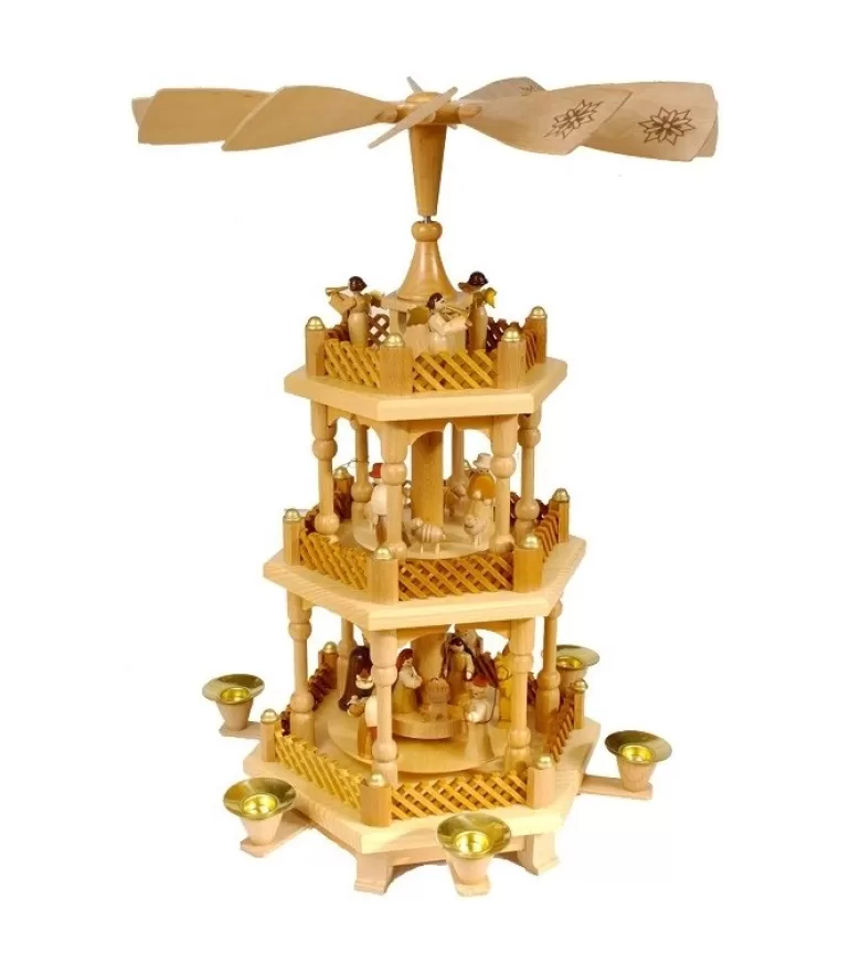 Hot Pyramide D'Allemagne Avec 2 Etages Pyramides De Noël Allemandes