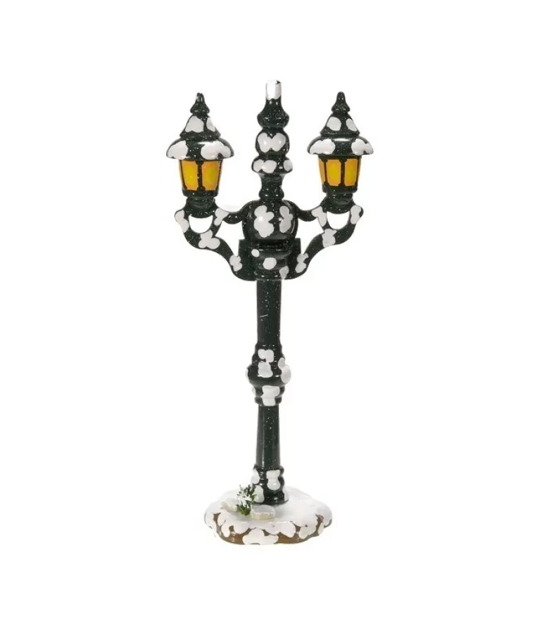 Sale Reverbere Village De Noël Miniature