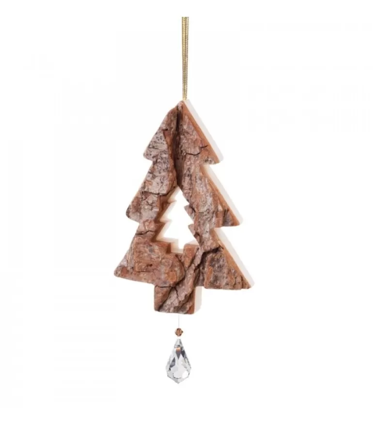 Cheap Sapin En Bois A Suspendre Avec Cristal Swarovski Décorations En Bois Pour Sapin De Noël