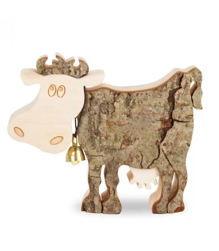 Cheap Vache En Bois, 9 Cm Animaux En Bois
