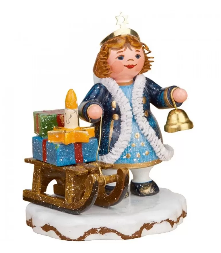Online Village De Noël Miniature, Figurine Ange Luge Et Cadeaux Village De Noël Miniature